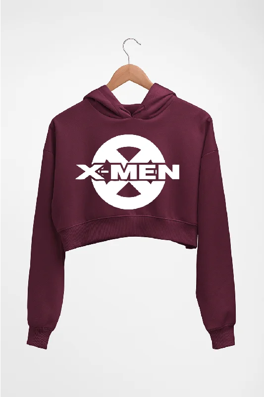 cool graphic hoodieX-Men Crop HOODIE FOR WOMEN