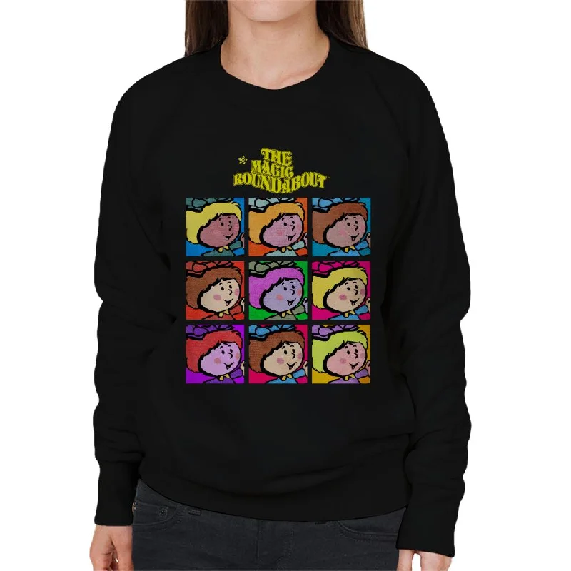 minimaThe Magic Roundabout Florence Pop Art Women's Sweatshirt