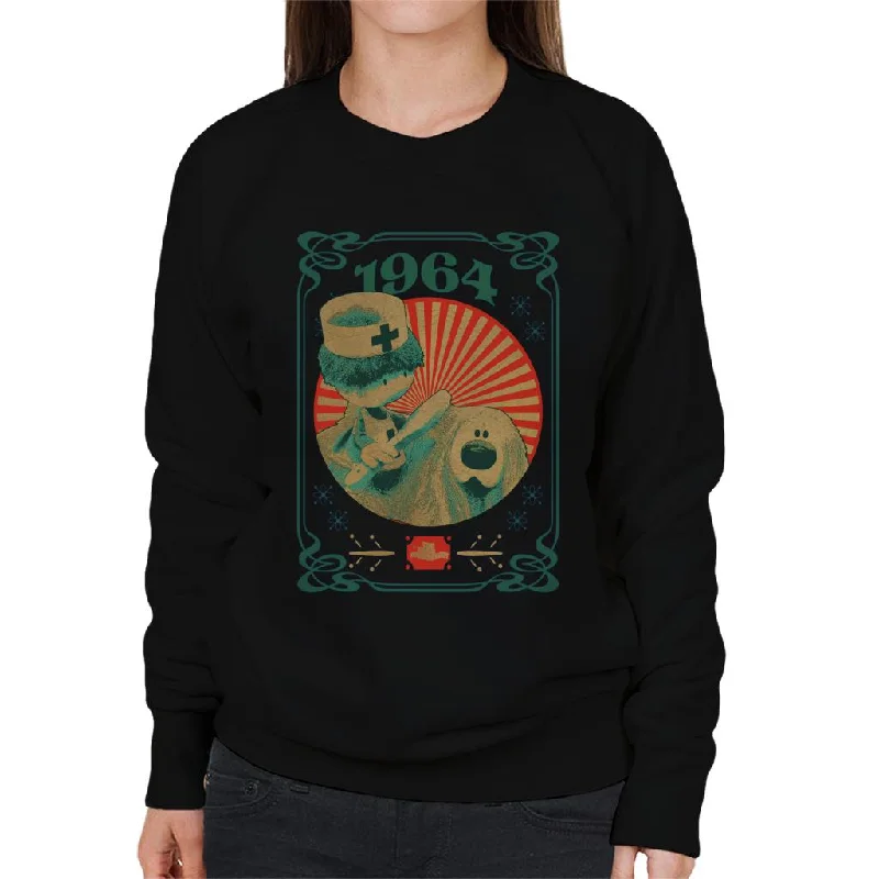 sleek sports hoodieThe Magic Roundabout Retro Brush Dougal Women's Sweatshirt