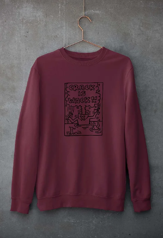 fitted workout sweatshirtKeith Haring Unisex Sweatshirt for Men/Women