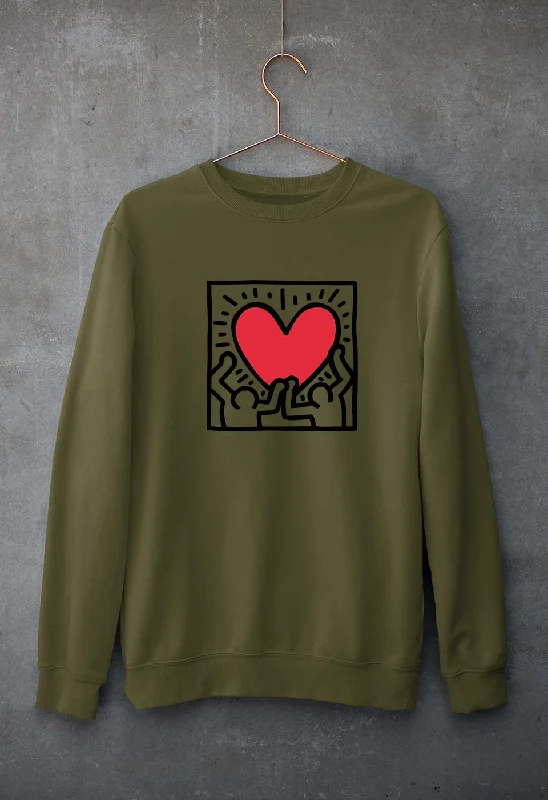 sleek workout sweatshirtKeith Haring Unisex Sweatshirt for Men/Women