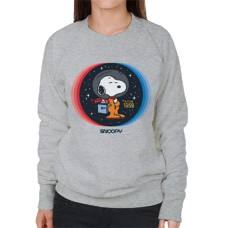 performance hoodie for gymPeanuts Snoopy Space Explorer Since 1969 Women's Sweatshirt