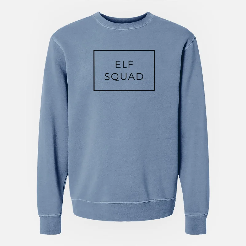 fitness hoodie for trainingElf Squad Boxed - Unisex Pigment Dyed Crew Sweatshirt