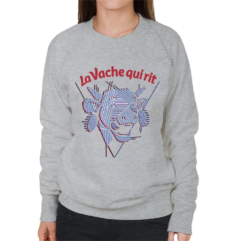 warm workout hoodieThe Laughing Cow Strips Women's Sweatshirt