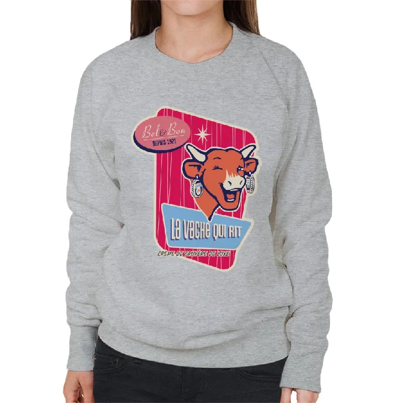 minimaThe Laughing Cow Winking Bel And Bon Women's Sweatshirt