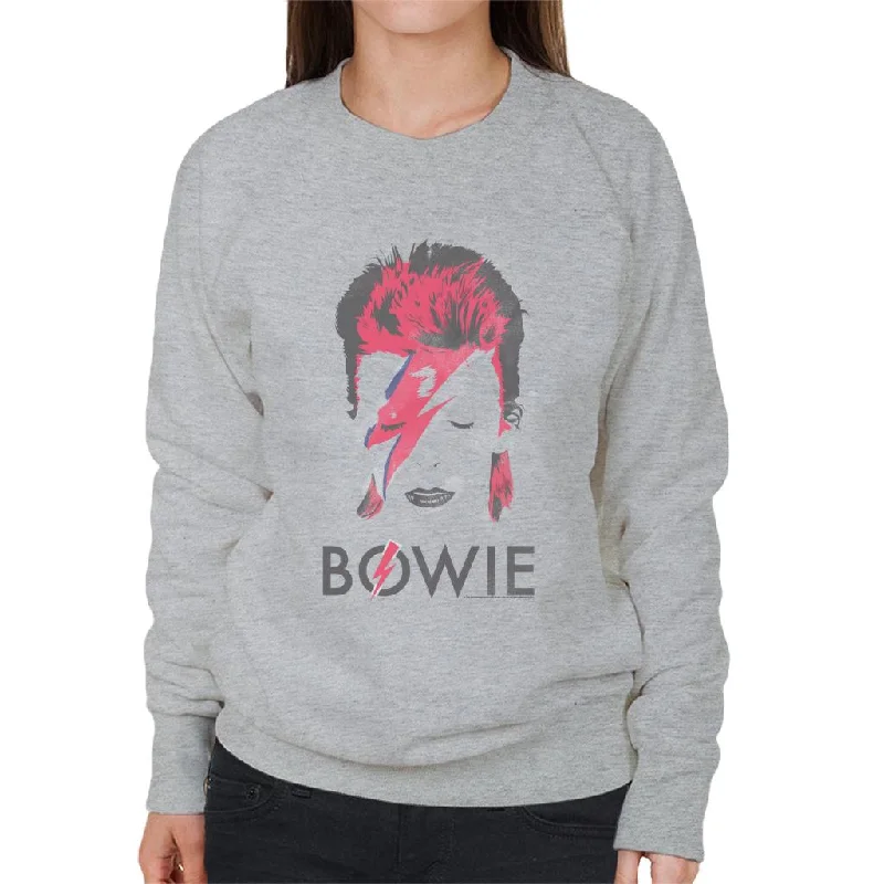 pullover workout hoodieDavid Bowie Aladdin Sane Album Cover Women's Sweatshirt