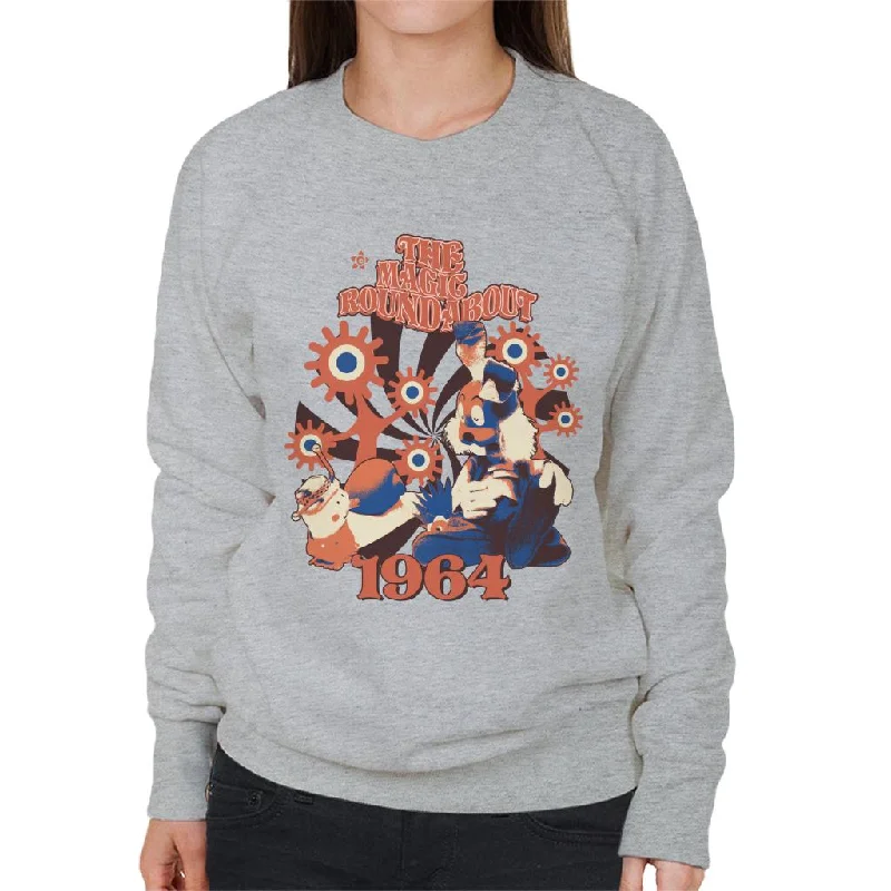 performance hoodie for gymThe Magic Roundabout Retro Brian & Dylan Women's Sweatshirt