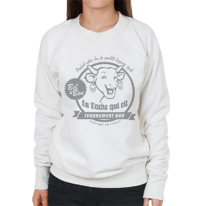 fitted workout hoodieThe Laughing Cow Produit Extra Fin Women's Sweatshirt