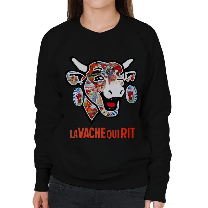 bold fitness hoodieThe Laughing Cow Historical Logos Women's Sweatshirt