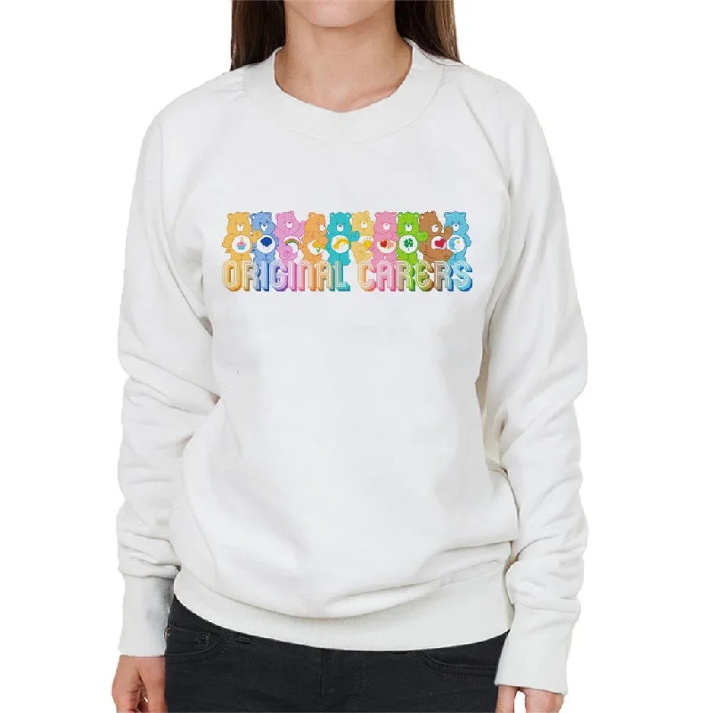 long-sleeve athletic hoodieCare Bears Original Carers Women's Sweatshirt