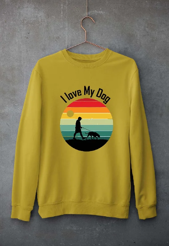 retro sports hoodieLove Dog Unisex Sweatshirt for Men/Women