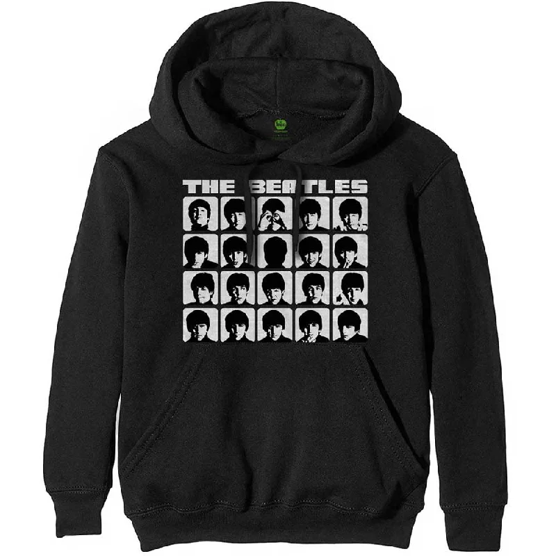 comfortable fleece hoodieTHE BEATLES HOODIE: HARD DAYS NIGHT FACES MONO XL BEATHOOD10MB04