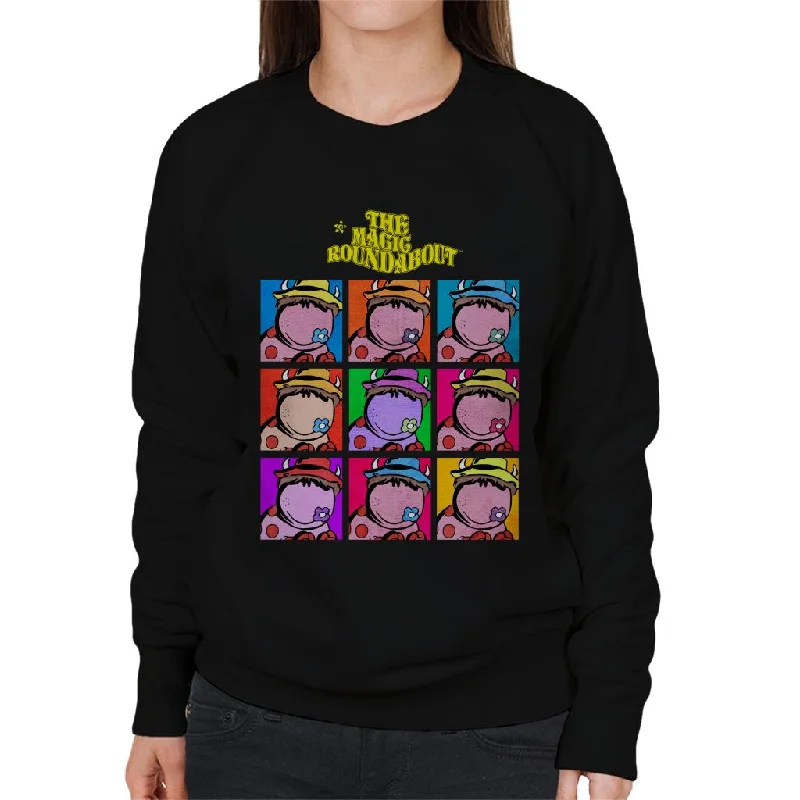 casual workout hoodieThe Magic Roundabout Ermintrude Pop Art Women's Sweatshirt