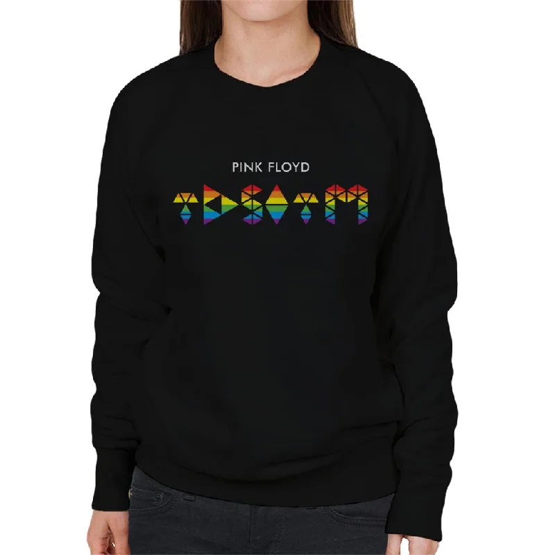 fashionable gym hoodiePink Floyd TDSOTM Rainbow Women's Sweatshirt