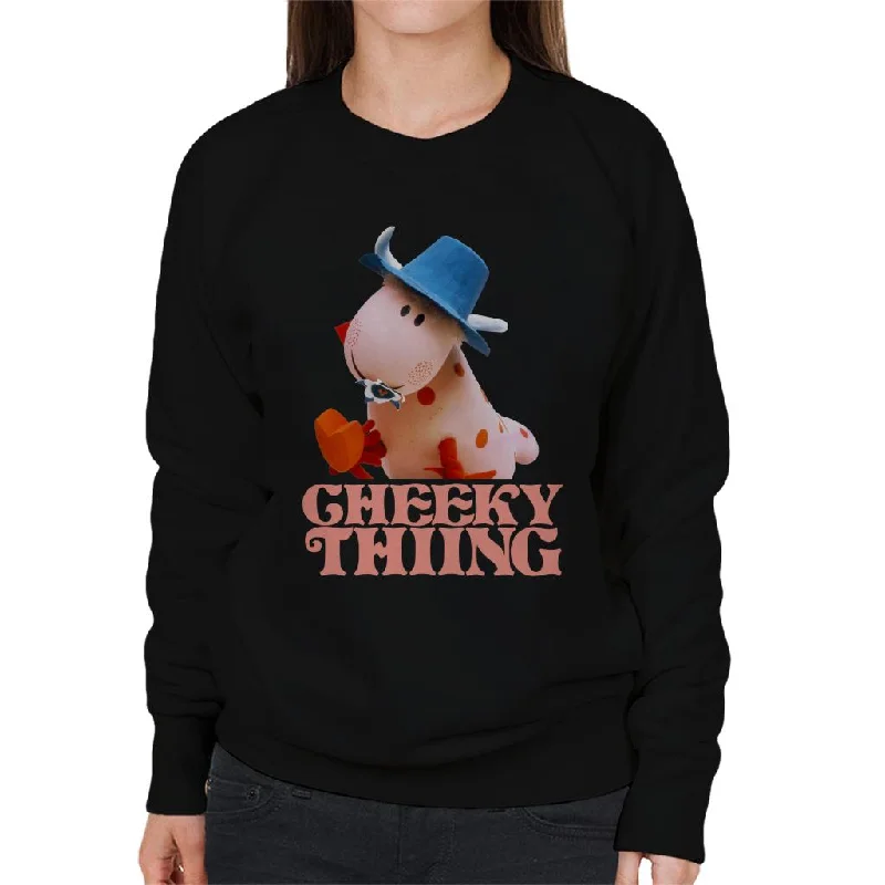 cool activewear hoodieThe Magic Roundabout Ermintrude Cheeky Thing Women's Sweatshirt