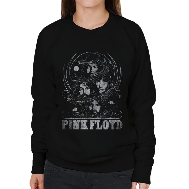 smooth fit athletic sweatshirtPink Floyd Bandmates Faces Women's Sweatshirt