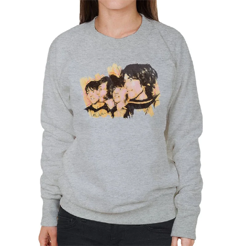 sleek sports hoodieSidney Maurer Original Portrait Of The Beatles Side Profile Women's Sweatshirt