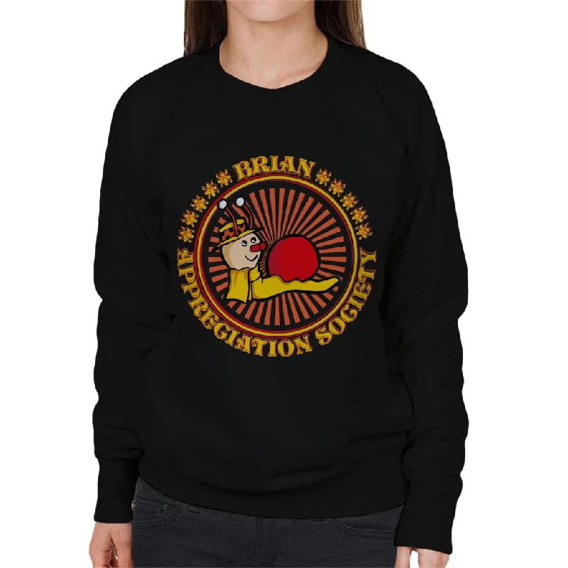 loose fit athletic hoodieThe Magic Roundabout Brian Appreciation Society Women's Sweatshirt