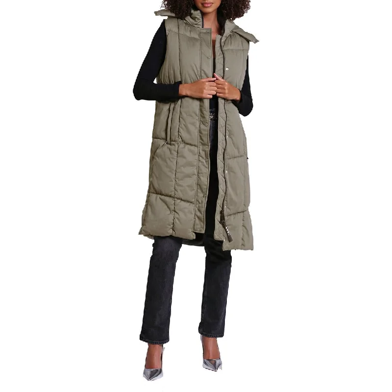 stylish raincoatWomens Quilted Longline Vest