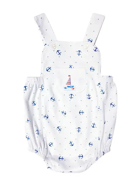 layered dressAnchor Print Infant Romper