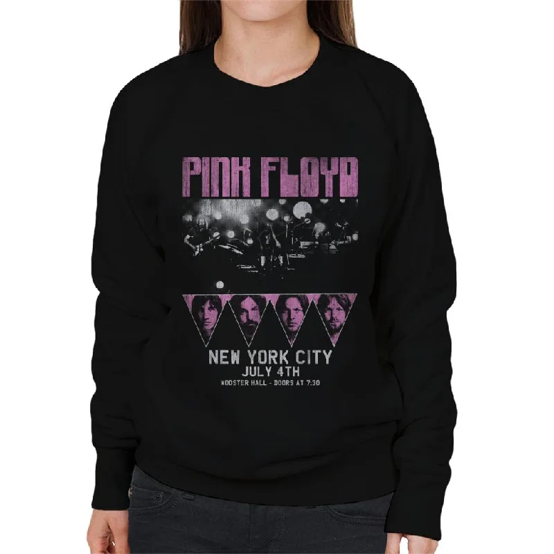 streetwear gym sweatshirtPink Floyd July 4th New York City Tour Women's Sweatshirt