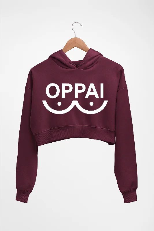 cool street hoodieOppai Crop HOODIE FOR WOMEN