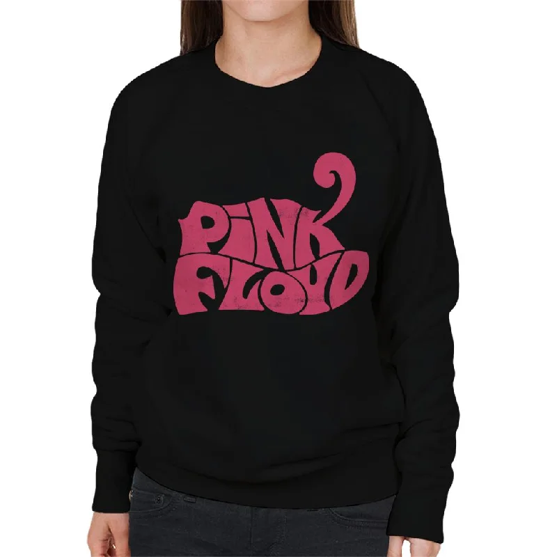 workout style hoodiePink Floyd Retro Logo Women's Sweatshirt