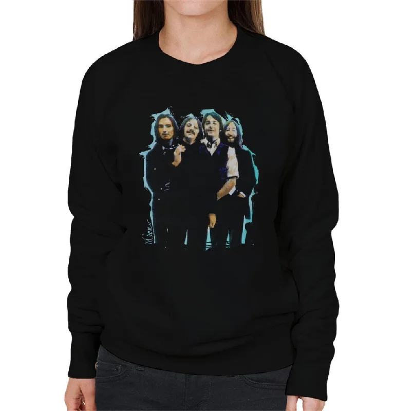 activewear hoodieSidney Maurer Original Portrait Of The Beatles Long Hair Women's Sweatshirt