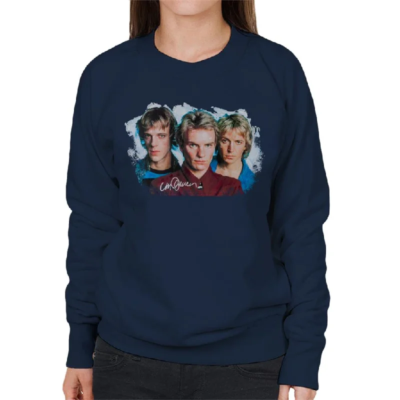 athletic streetwear sweatshirtSidney Maurer Original Portrait Of The Police Women's Sweatshirt